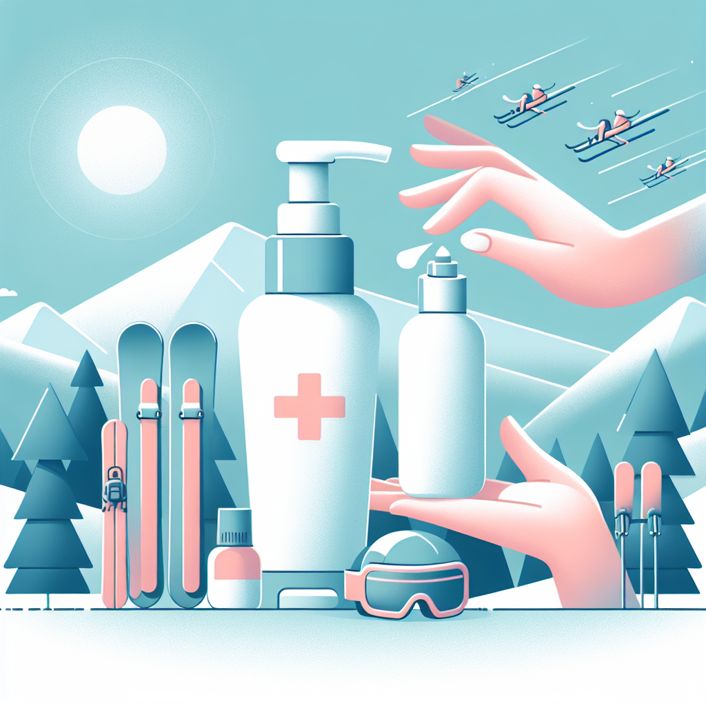 스키장에서 자외선 차단제 바르는 올바른 방법