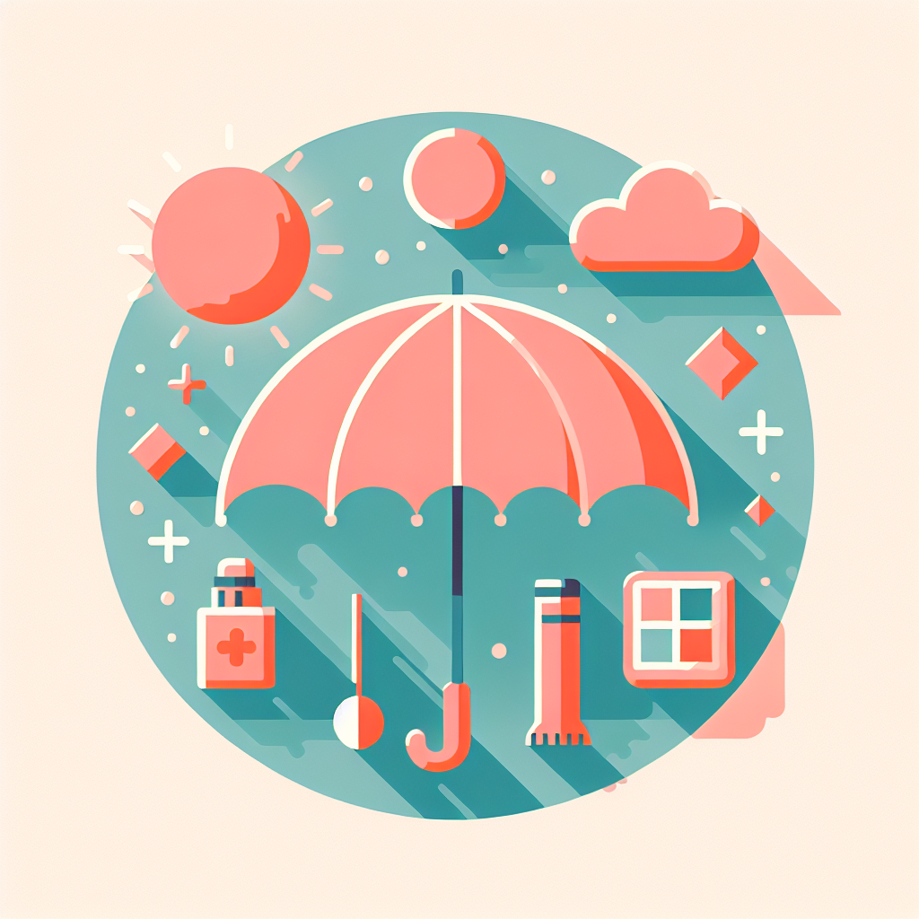 WeatherWorks 자외선 차단 우양산 사용 모습