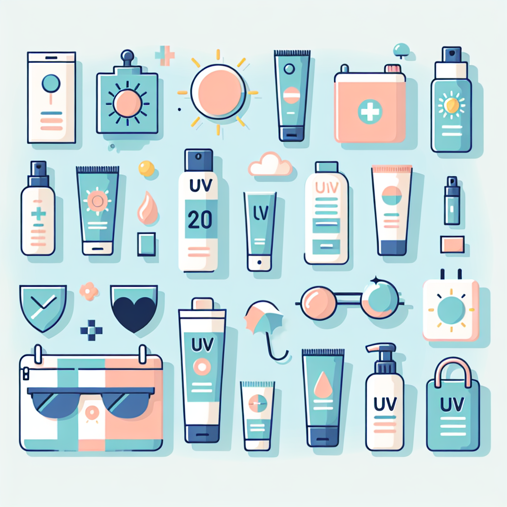 자외선 차단 용품 종류와 효과
