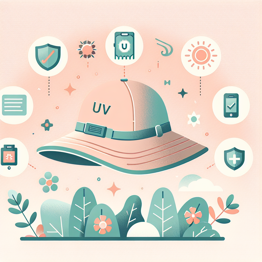 등산용 UV차단 모자의 주요 기능 부위별 설명