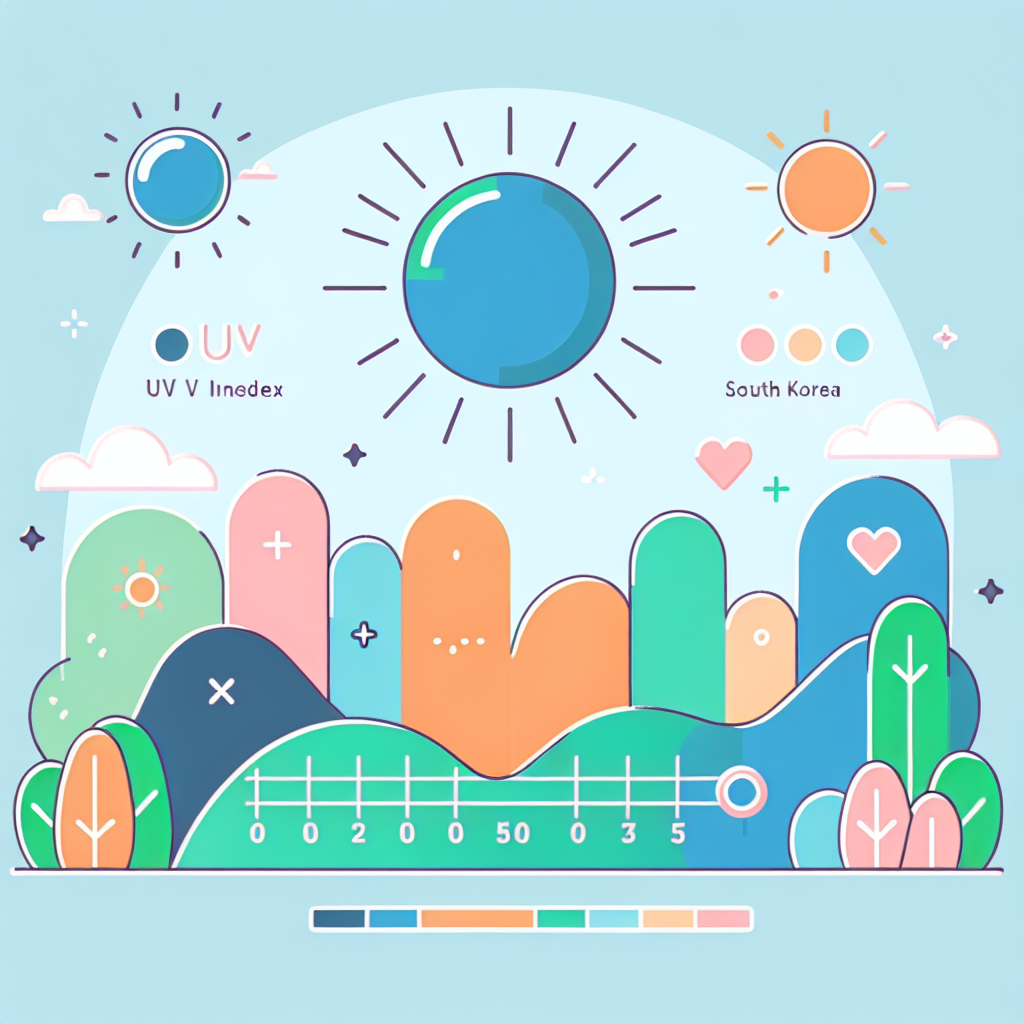 목포 여름철 자외선 지수 그래프
