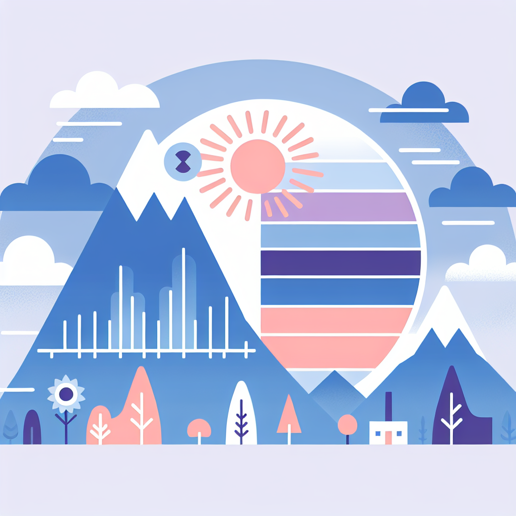 유달산에서 측정한 고도별 자외선 변화