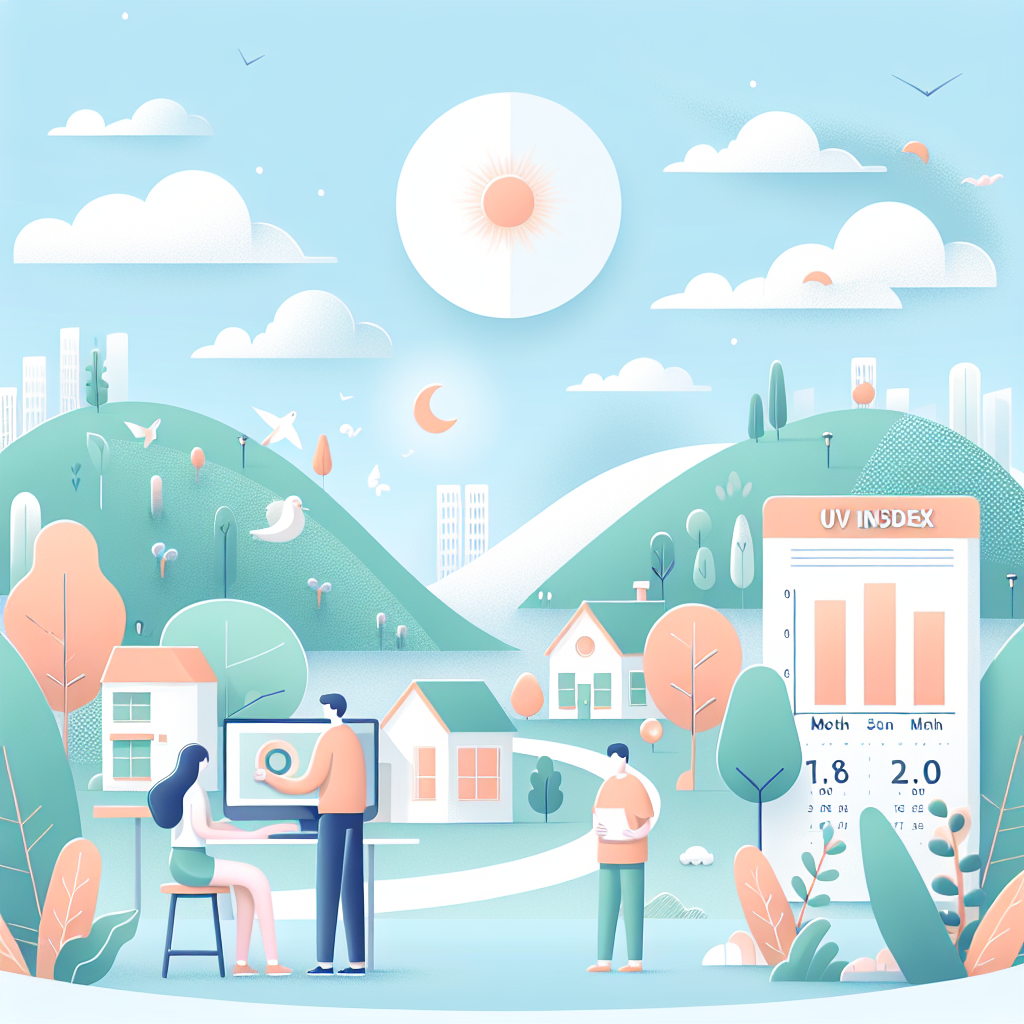 성남 자외선 지수 월별 변화 차트