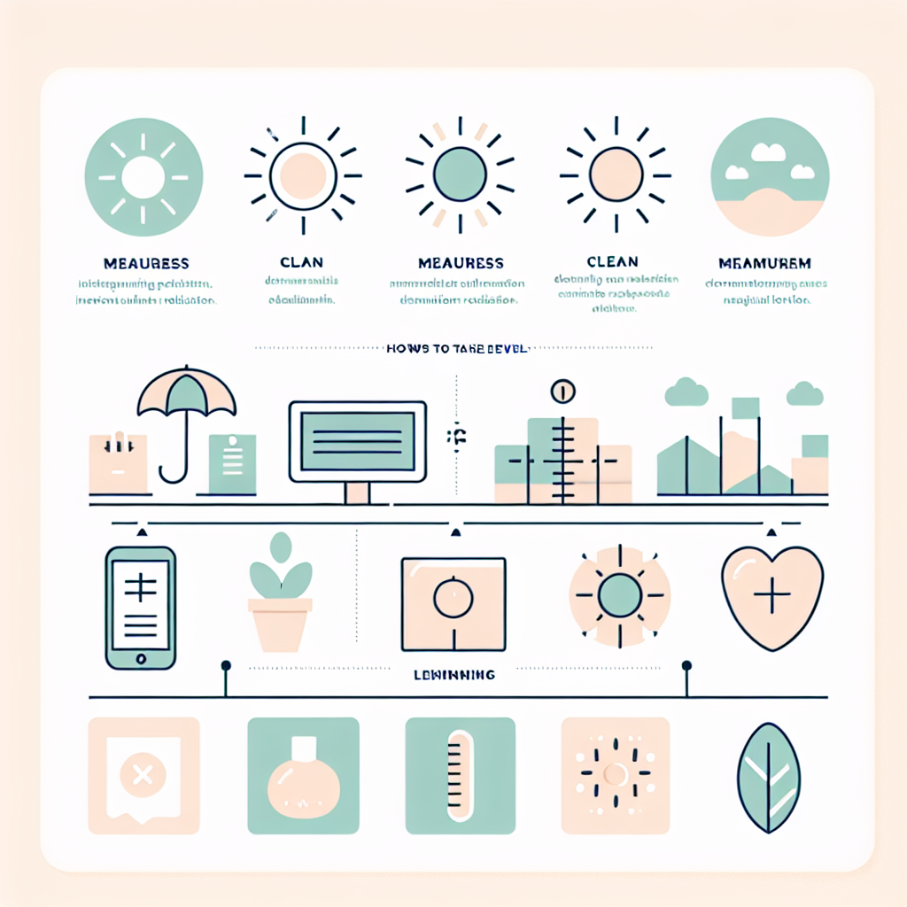 자외선 지수별 보호 조치 가이드