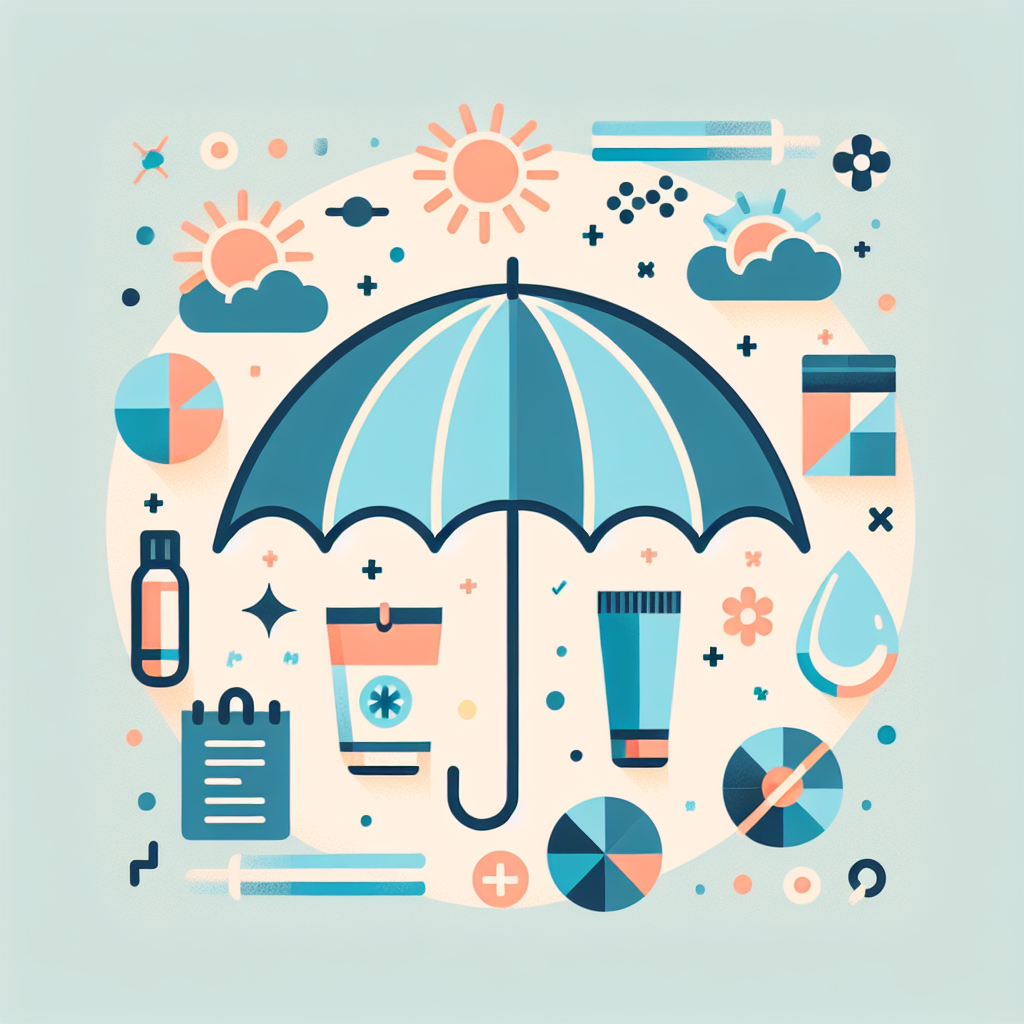 양산의 자외선 차단력 보존 방법