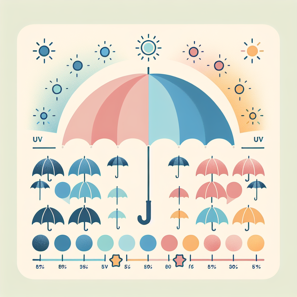 양산 색깔별 자외선 차단 효과 비교