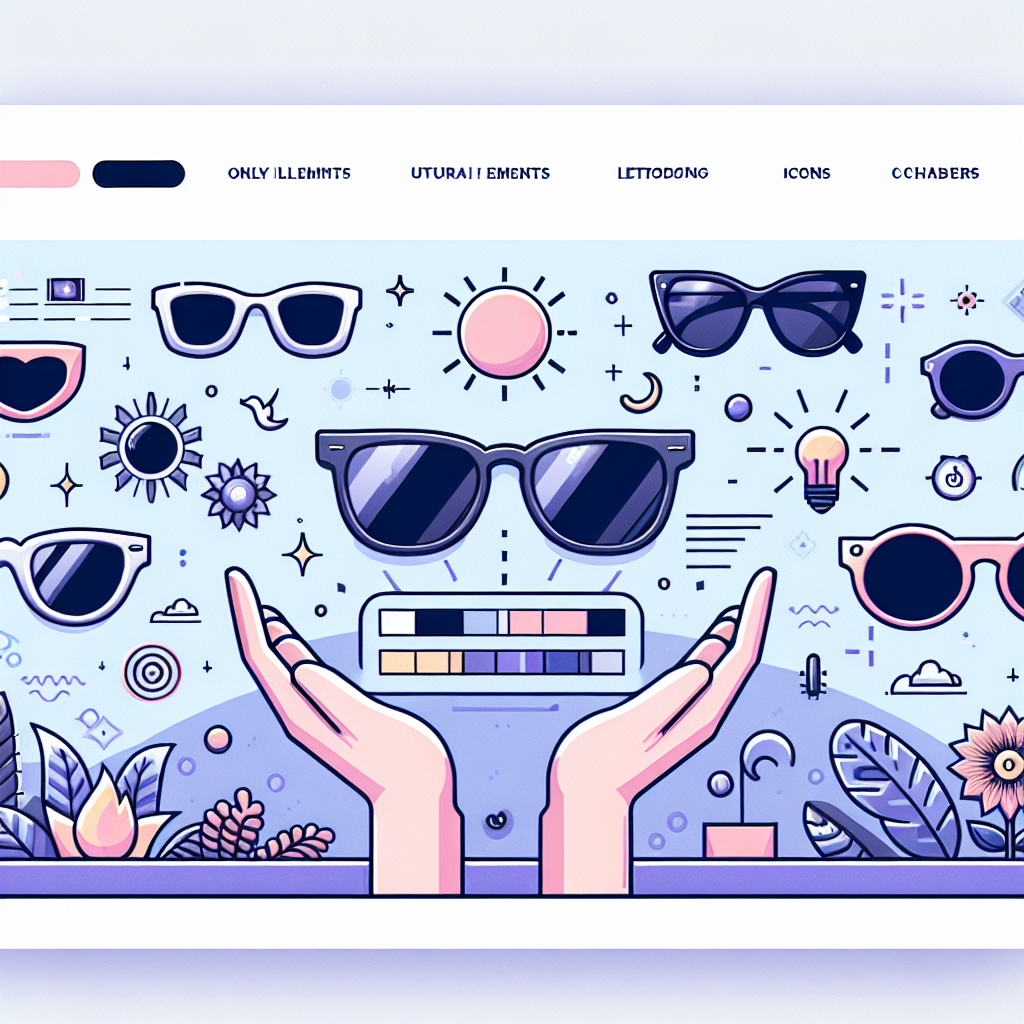 다양한 선글라스 프레임별 자외선 차단 효과