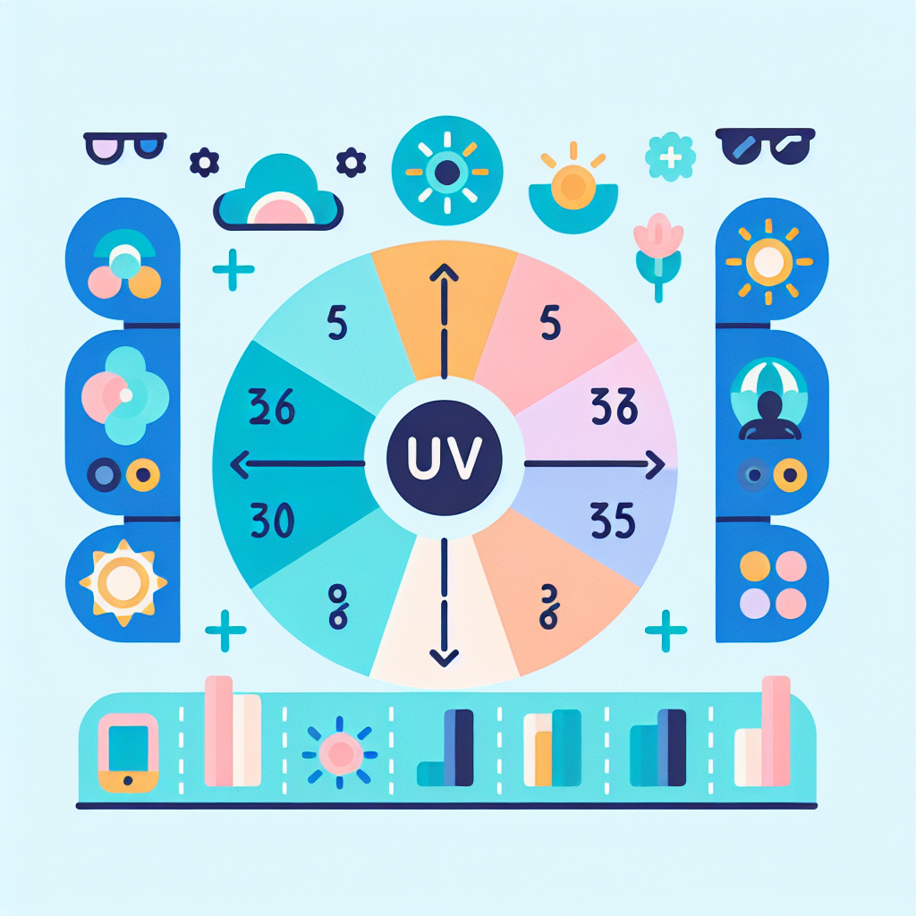 지역별 자외선 지수 비교 차트