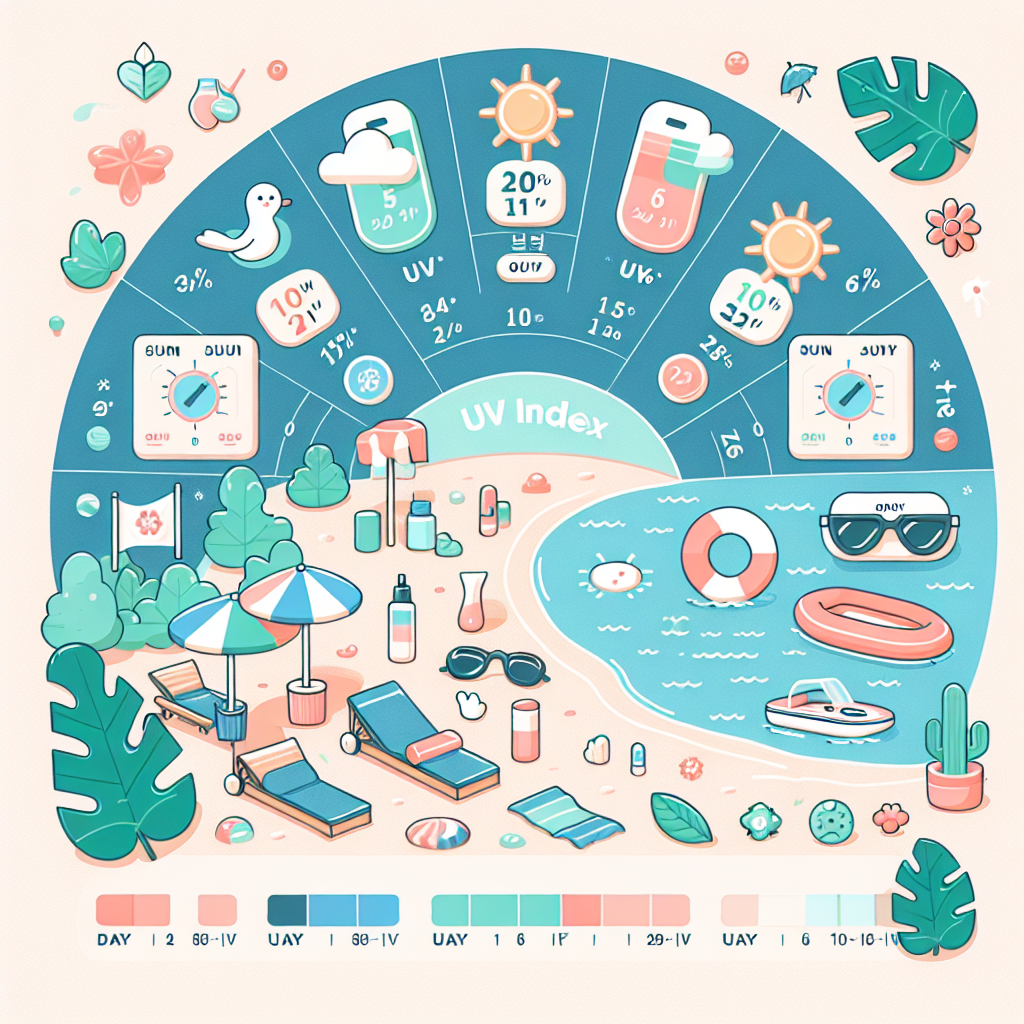 여름철 의정부 자외선 지수 시간대별 변화