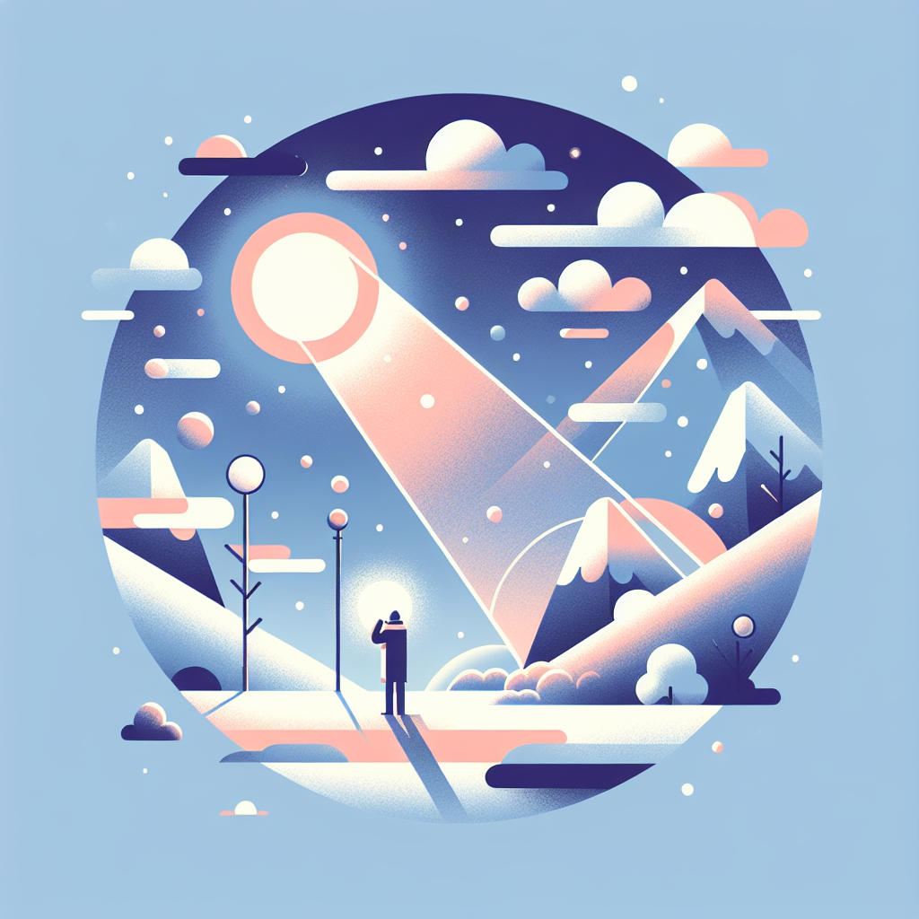 겨울철 눈 반사광에 의한 자외선 증가 현상