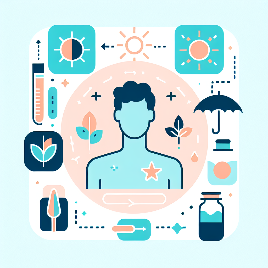 자외선이 피부에 미치는 영향 과정