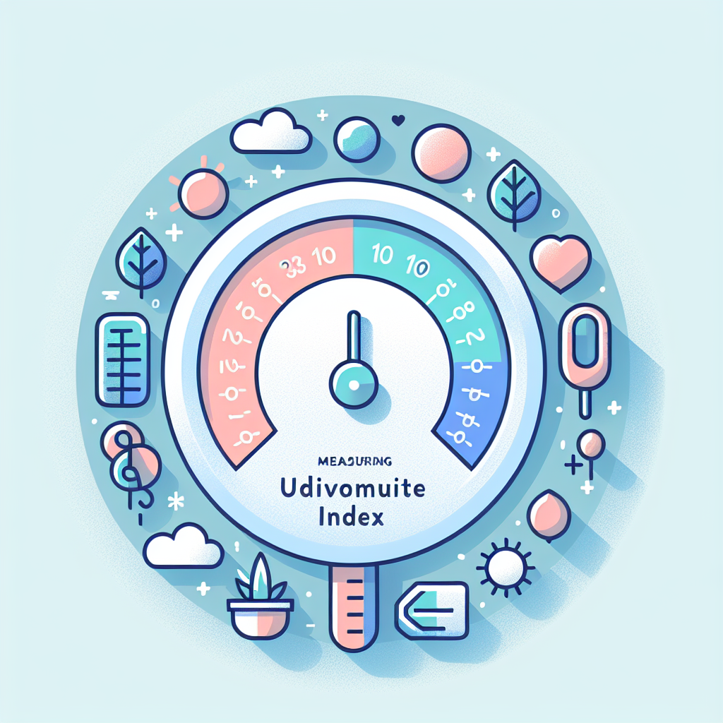자외선 지수 측정 개념도
