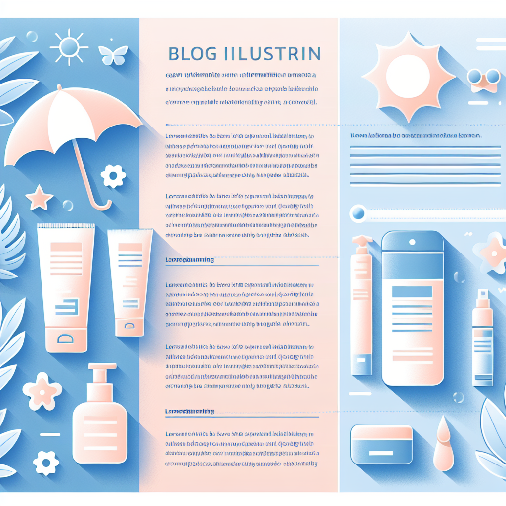 자외선 차단 양산과 선크림 비교