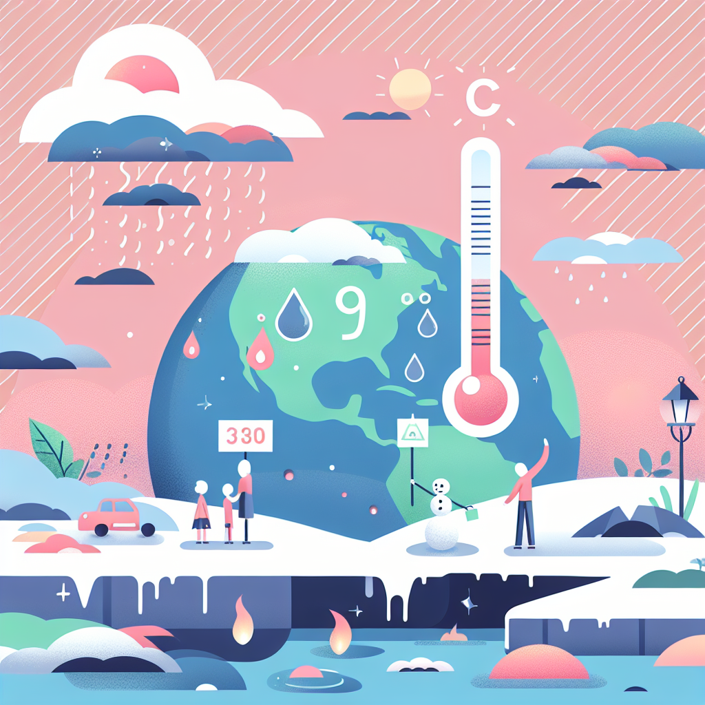 지구 온난화로 인한 기온 상승 현황