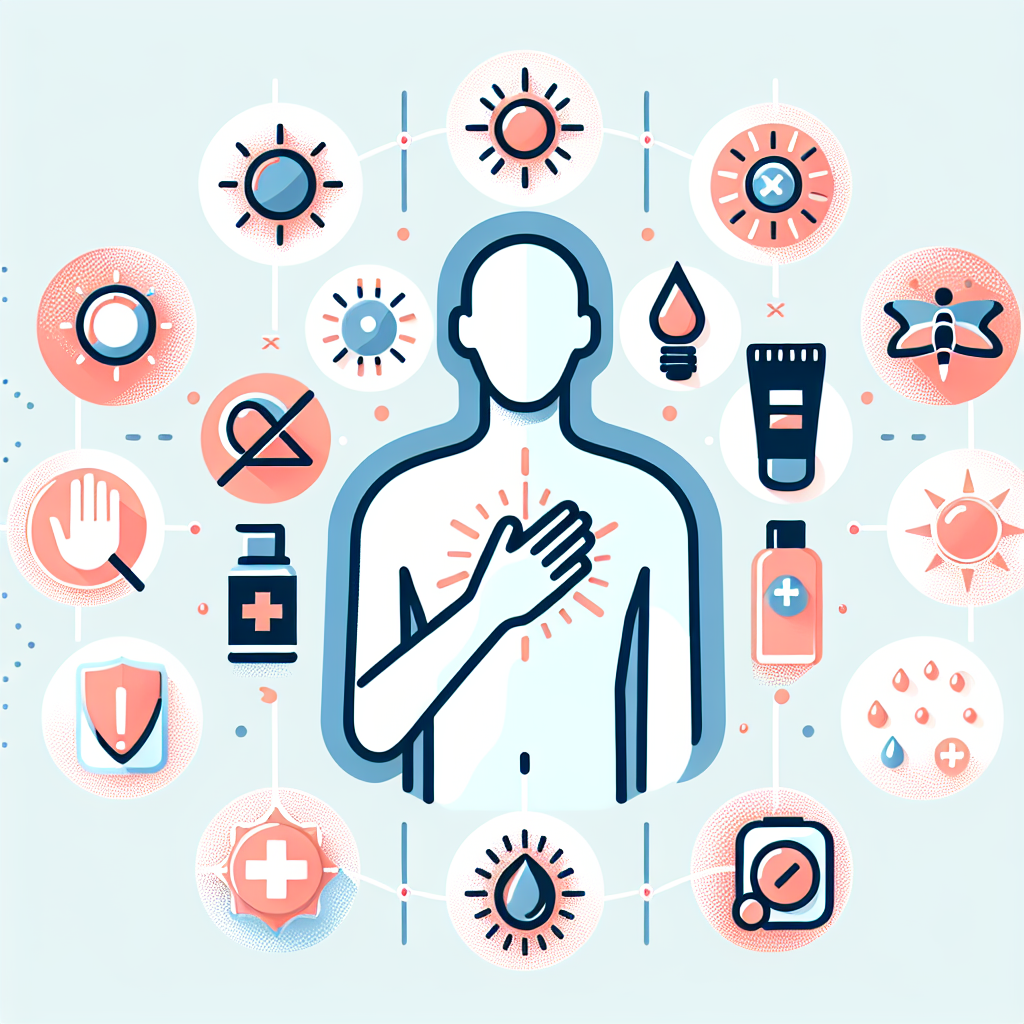 강화된 자외선으로 인한 피부 손상 위험