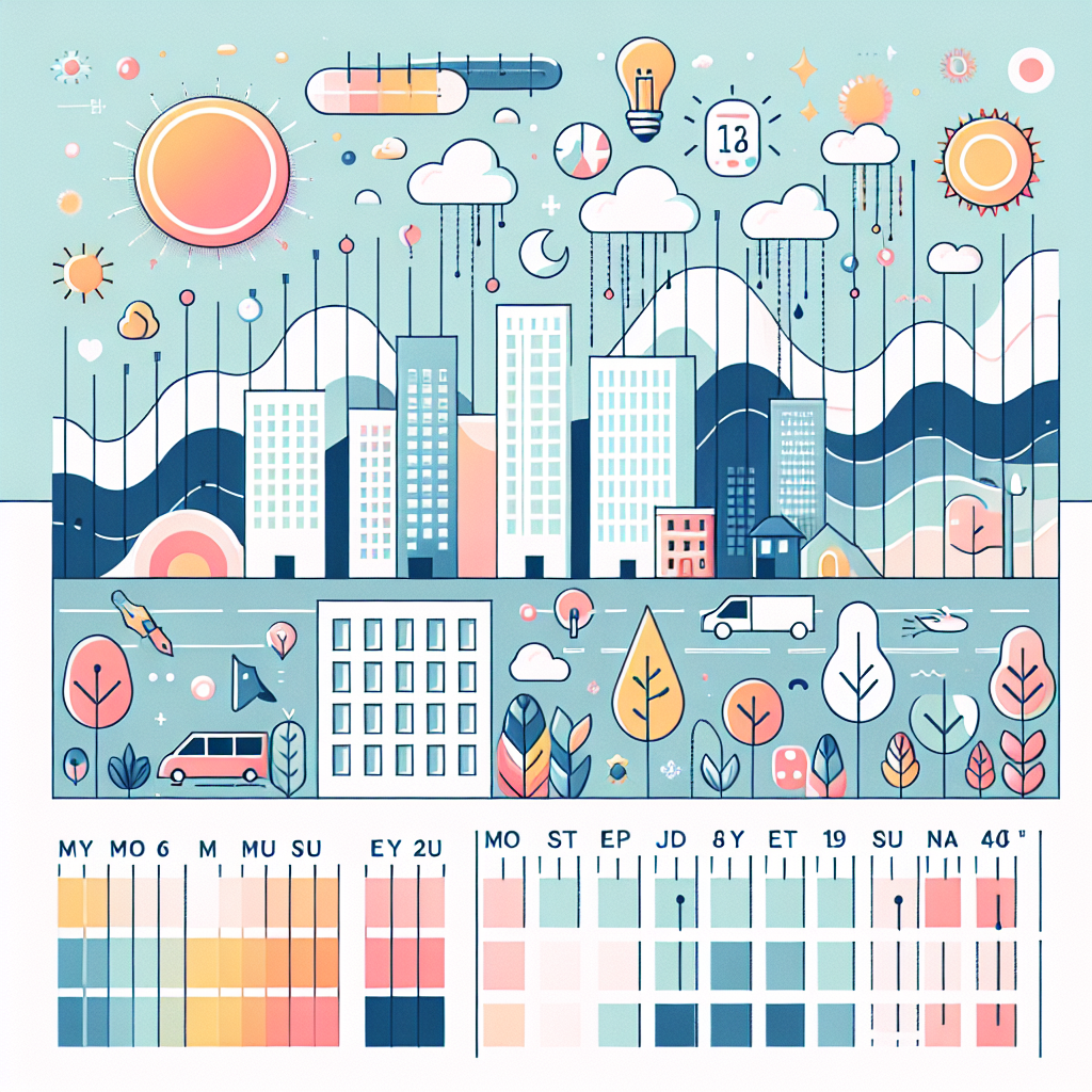 청주시 자외선 지수 월별 변화 그래프