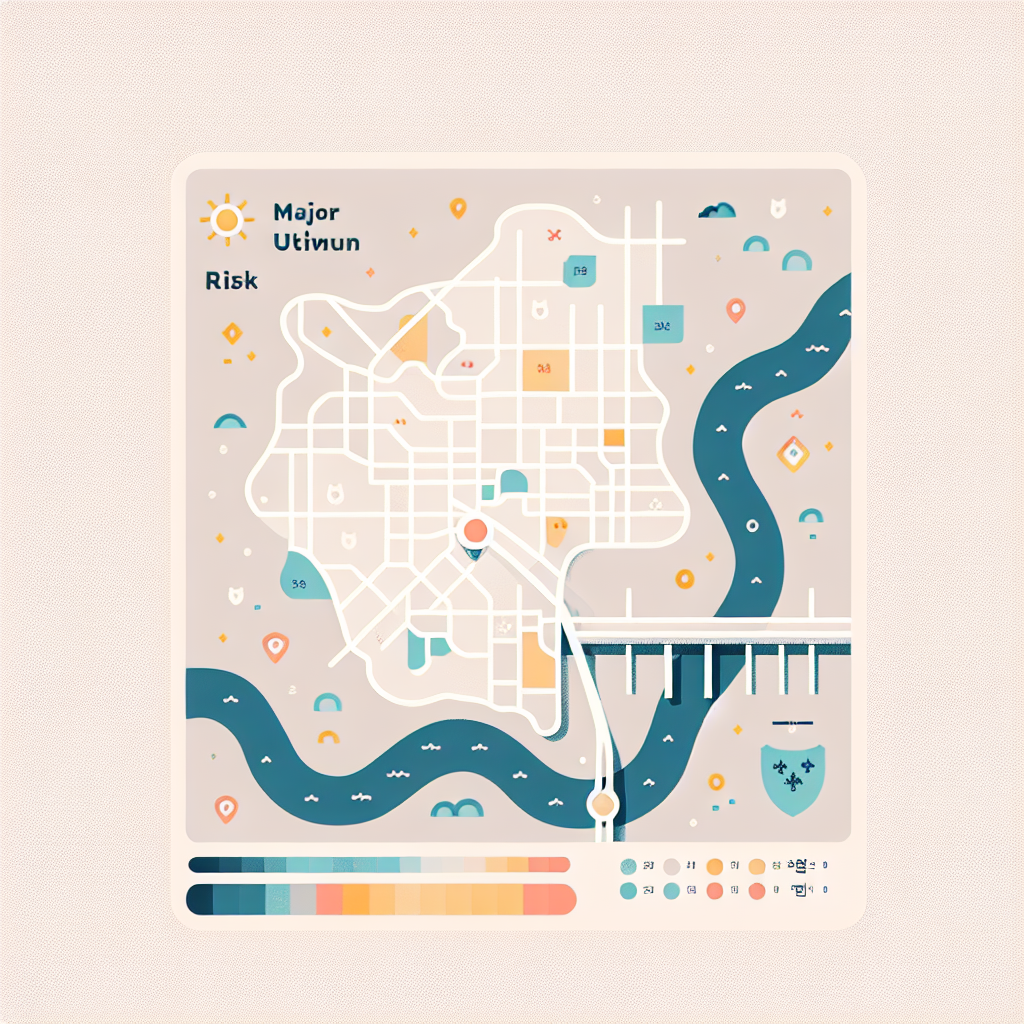 청주시 주요 야외활동 지역 자외선 위험도 맵