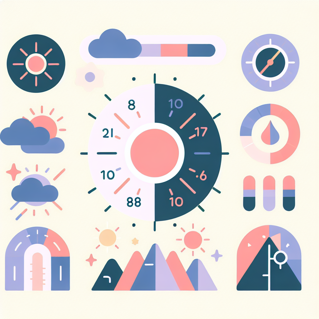 포항 여름철 시간대별 자외선 강도