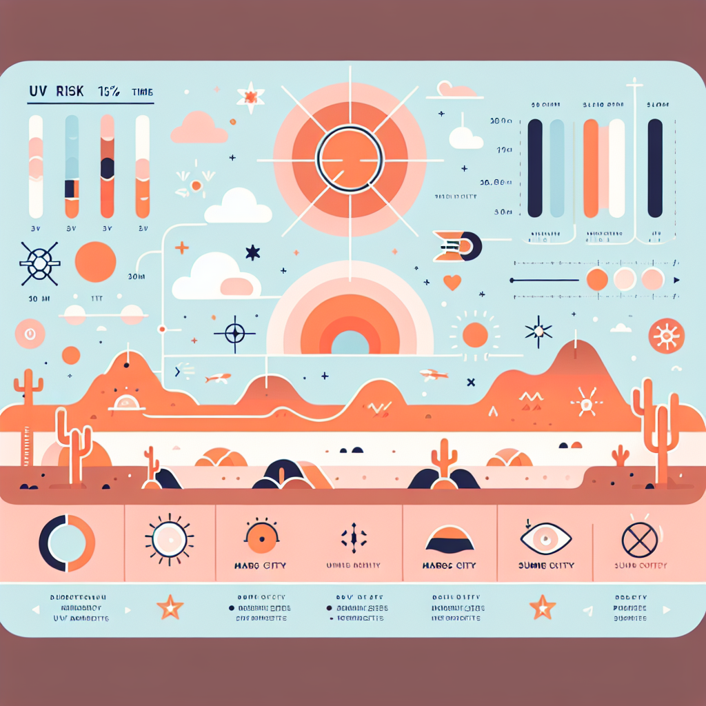 여름철 화성시 자외선 위험 시간대 분포도