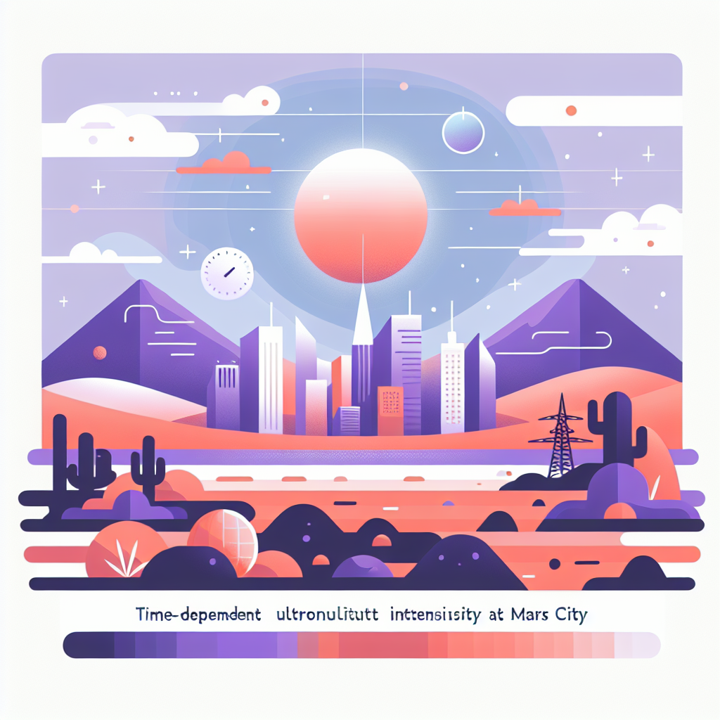 화성시 시간대별 자외선 강도 변화