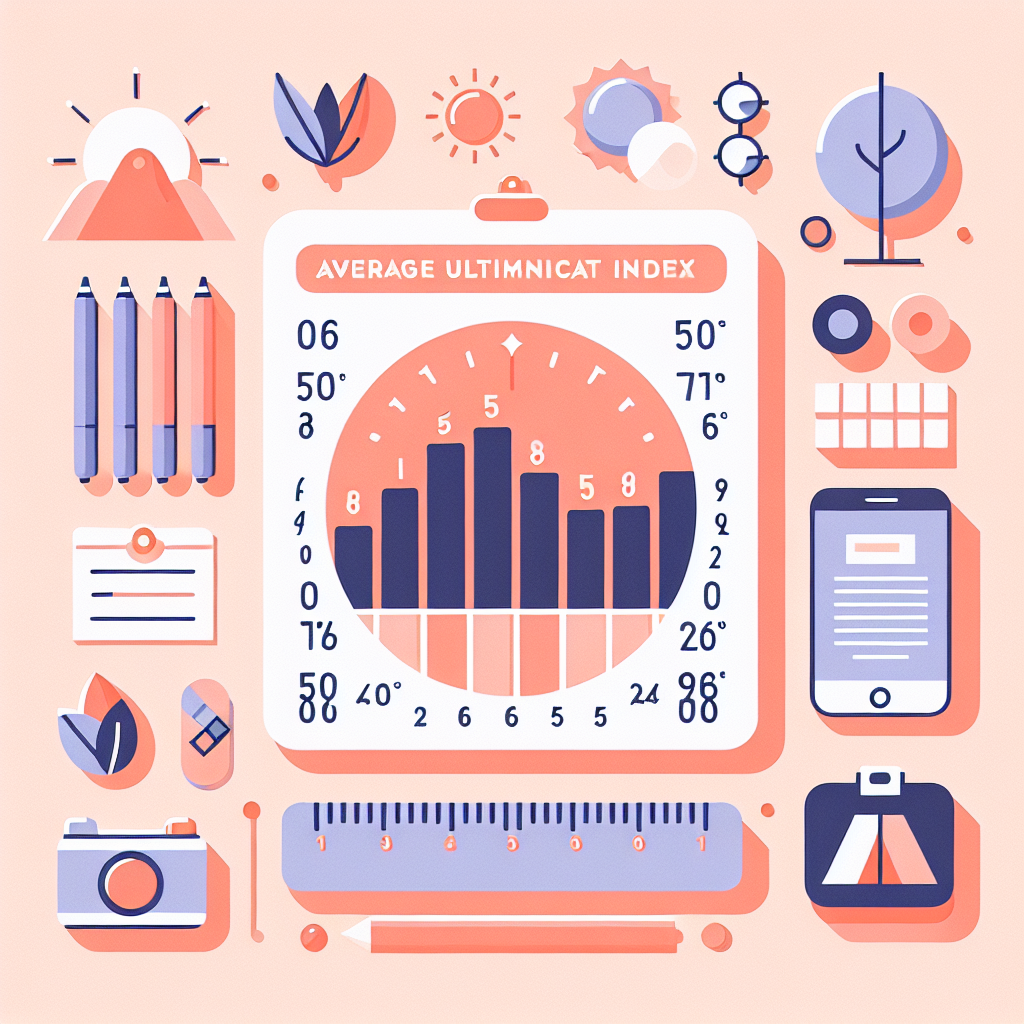 10월 자외선 지수 평균 데이터 차트