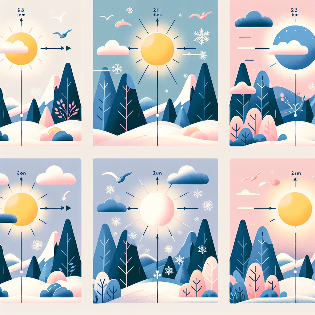 겨울철 시간대별 자외선 변화 그래프