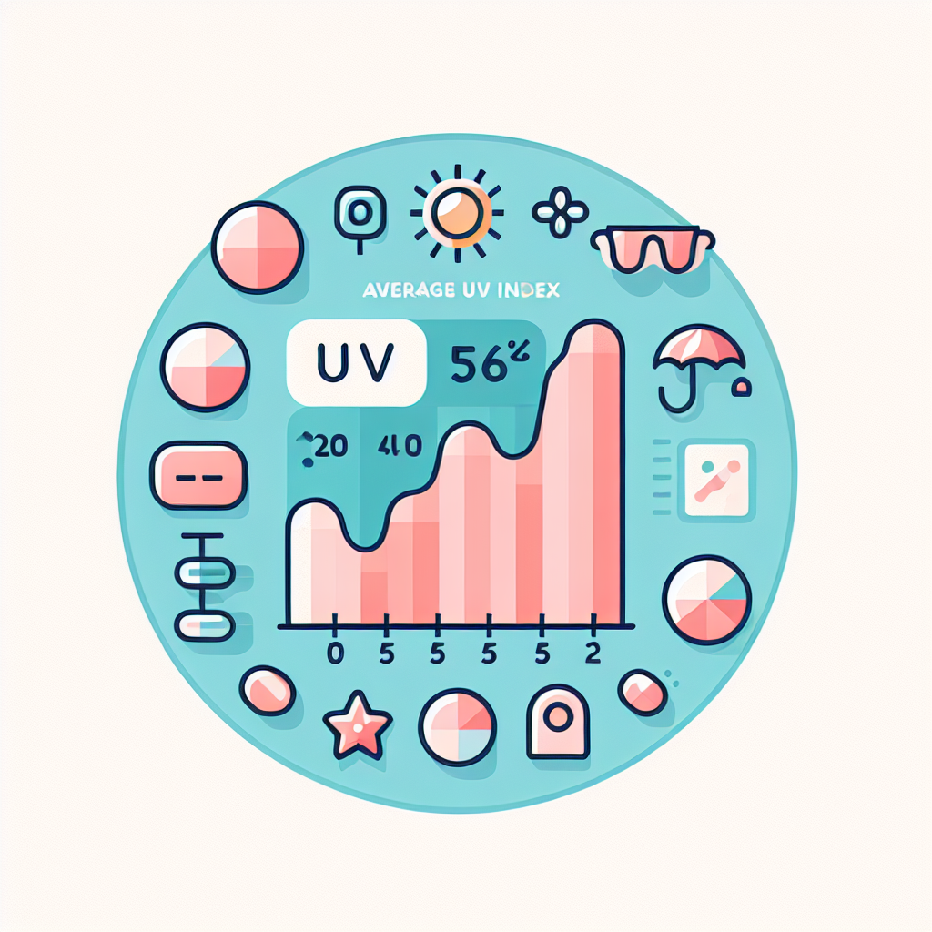 4월 자외선 지수 평균 그래프