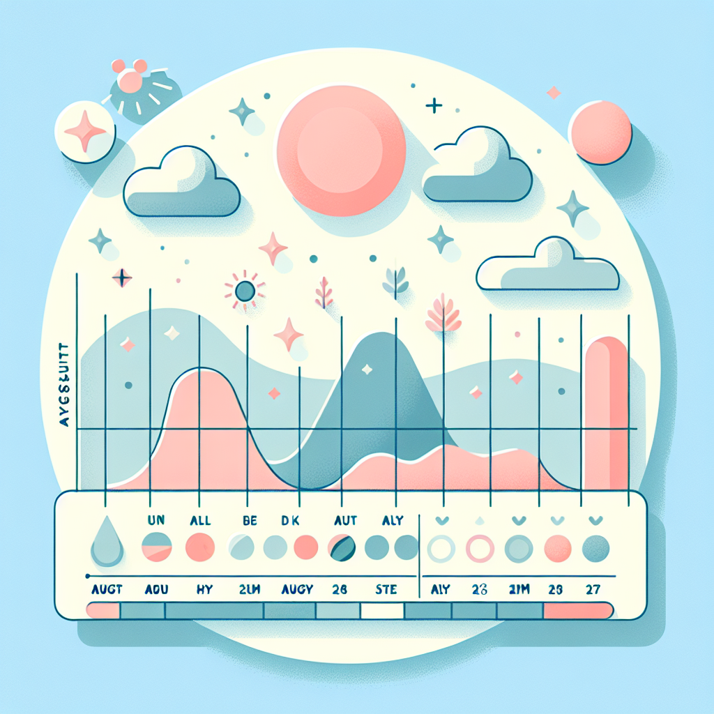 8월 자외선 지수 평균 데이터 그래프
