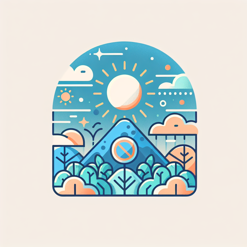 WeatherWorks 우양산으로 자외선 차단하는 모습