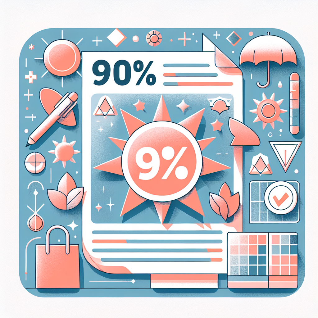 자외선 차단율 99% 가능성 검증 이미지